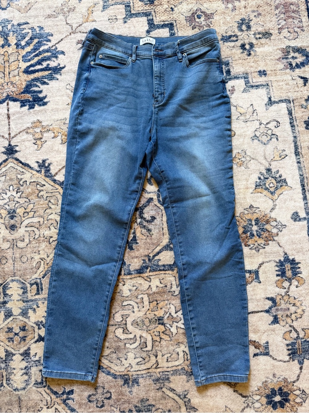 Nicole Miller Skinny Jeans in Blue Wash